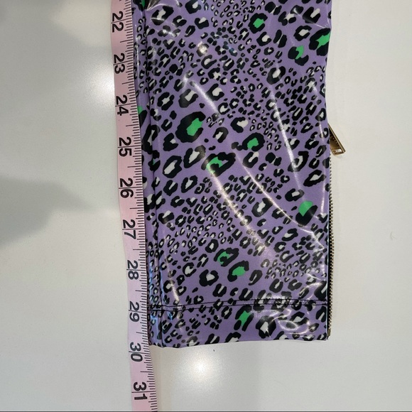 SOLD🚫AUTHENTIC NWOT Versace Purple Leopard Pants IT36 - Picture 10 of 14